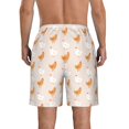 thumbnail image 3 of Naloa Funny Chicken Men's Beach Shorts, Surfing shorts, Swim trunks, Quick Dry Swim Trunks for Surfing Beach Fun - Medium, 3 of 9