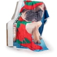 thumbnail image 2 of Knit Xmas Printed Throws With Sherpa 48X60 Elf Puppy, 2 of 2