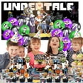 thumbnail image 4 of Undertale Plates Supplies Party Decorations Birthday Decor Backdrop Banner Cake Topper Fans, 4 of 6
