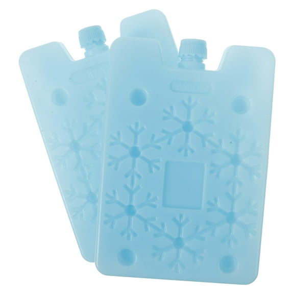 Hemoton 2-Pack Reusable Ice Packs for Coolers and Freezers, Outdoor Use Gel Ice for Lunch Boxes and Sports