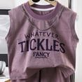thumbnail image 3 of Kogui Baby Clothes Baby Boy Clothes Toddler Summer Outfit Short Sleeve T-Shirt Tee Tops Joggers Casual Shorts 2Pcs Clothing Set 3T 4T (Purple,3-4 Years), 3 of 4