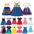 thumbnail image 2 of Disfraz de Frozen de Disney para niña, vestido de princesa Elsa, Anna, Rapunzel, fiesta de cumpleaños, Carnaval, Halloween, ropa de Cosplay Fivean unisex, 2 of 2