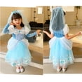 thumbnail image 6 of Cinderella Costume for Girls Kids Blue Princess Dress with Accessories Halloween Birthday Party Outfits, 6 of 6