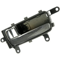 Dorman 81551 Interior Door Handle for Specific Nissan Models, Chrome Lever; Black Housing