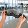 thumbnail image 6 of Travel Neck Pillow 2 in 1 with Eye Mask U Shaped Memory Foam Pillow for Airplane Car Office Nap Support Rest, 6 of 6