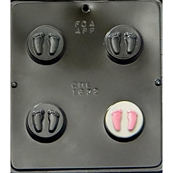 1672 Baby Feet Oreo Cookie Chocolate Candy Mold