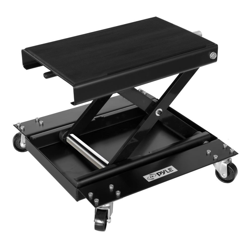 Pyle PLMOTJC11, Motorcycle Lift Jack and Dolly, Motorcycle Scissor Lift
