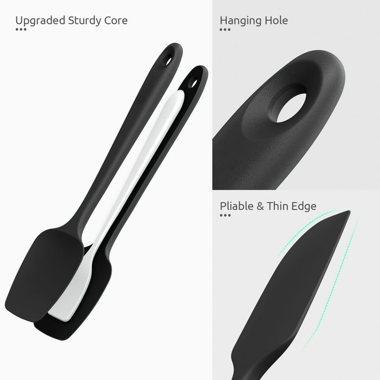 HOTEC Silicone Spatula Set Kitchen Utensils for Baking, Cooking Mixing Heat  Resistant Non Stick BPA …See more HOTEC Silicone Spatula Set Kitchen