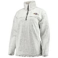 thumbnail image 2 of Women's G-III 4Her by Carl Banks Gray Baltimore Ravens Sherpa Quarter-Zip Pullover Jacket, 2 of 5