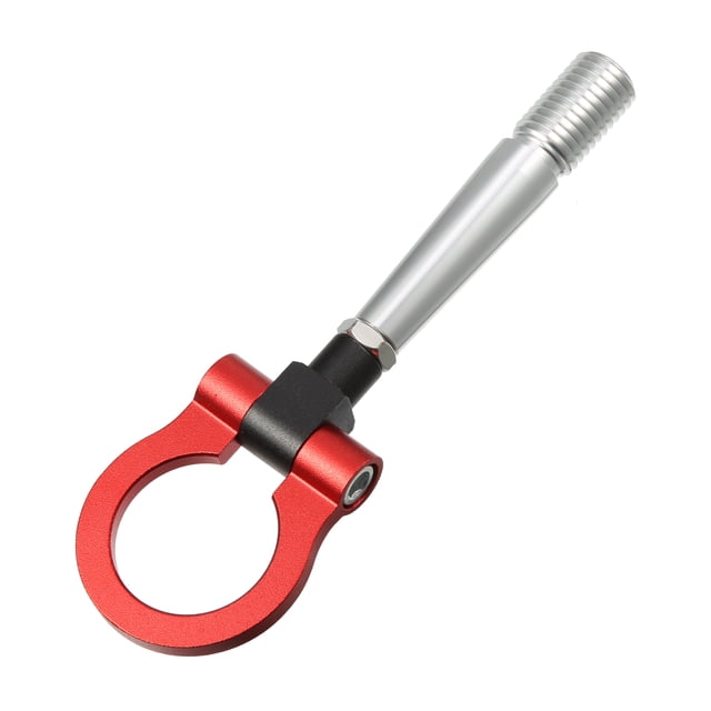 Rojo Unique Bargains Redondo Auto Delantero Trasero Parachoques Remolque Anillo Ojo Gancho