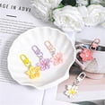 thumbnail image 5 of Heyingu 20Pcs Tiny Cherry Blossom Keychain Resin Flower Pendant Zipper Aesthetic KeychainsCharm Aesthetic Purse Keychain for Handbag Purse (5Color), 5 of 7