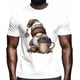 thumbnail image 2 of Camisetas casuales de manga corta con diseño de gnomo y tazas de café para hombre., 2 of 8