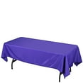 thumbnail image 2 of Balsa Circle 10 Pieces 60" x 126" Purple Rectangle Polyester Tablecloths Table Cover Linens, 2 of 7
