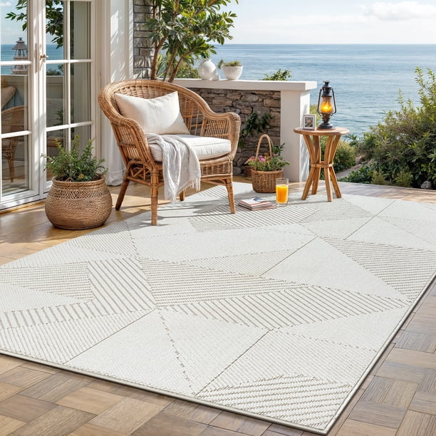 Mainstays Mira Off-White Area Rug, 5' x 7' - Walmart.ca