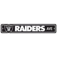 thumbnail image 1 of Signo de calle de plástico de los Oakland Raiders de la NFL, tamaño de 4 x 24", 1 of 1