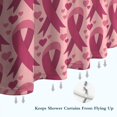 thumbnail image 6 of Pink Breast Cancer and Love Shower Curtain 72"x84" ,Bathroom Decorative Shower Curtains Set with 12 Hooks,Modern Waterproof Washable Shower Curtain, 6 of 6