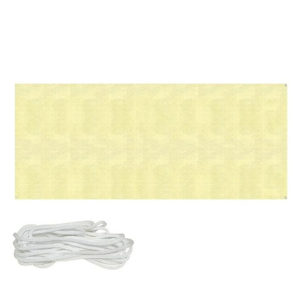 Kearding Sun Mesh Shade Sunblock Shade Cloth Planta Cubierta para invernadero Flores Plantas Patio Césped Decoración del hogar Amarillo 4*1.6 m Kearding HA045080-01