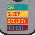 thumbnail image 4 of Inktastic Geologist Eat Sleep Geology Boys or Girls Baby Bib, 4 of 4