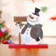 thumbnail image 3 of 3 Pieces Christmas Table Decorations Signs Truck Santa Snowman Christmas Tree Wooden Table Decorations Xmas Table Signs For Holi Christmas, 3 of 5