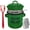 Green, variant on Enamel Bacons Fat Grease Collector Jar with Strainer and Silicone Spatula Tool