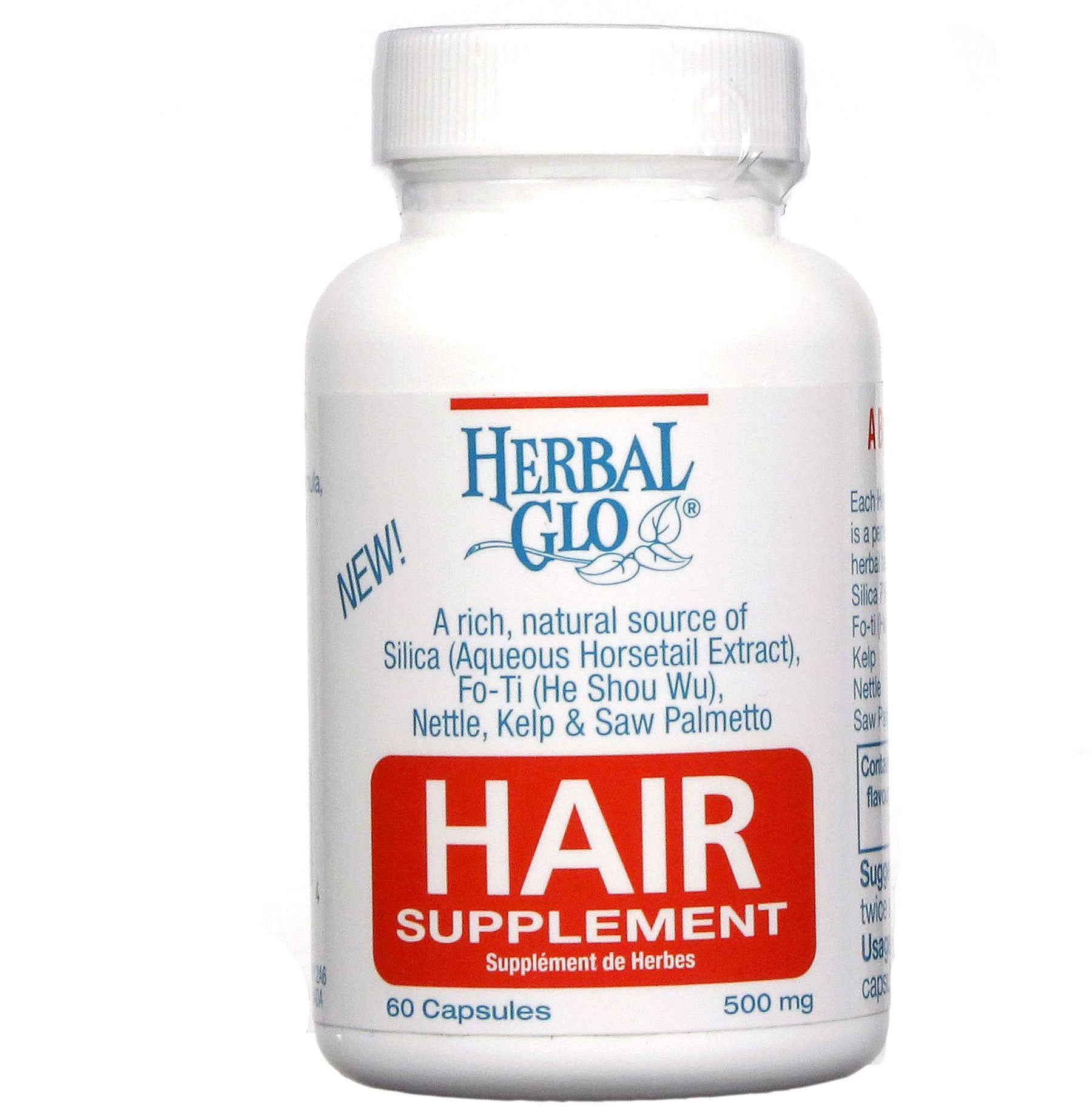 Herbal Glo Thinning Hair Supplement, 60 Ct - Walmart.com - Walmart.com