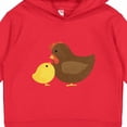 thumbnail image 3 of Inktastic Hen and Chick Farm Animals Toddler Hoodie, 3 of 4