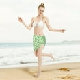 thumbnail image 4 of Disketp Broccoli 1 Women Swimsuit Cover Up Short Chiffon Summer Beach Sarong Bikini Wrap Skirt Bathing Suit, 4 of 5