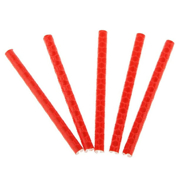 Toystoory 12 Uds luz de advertencia de seguridad tubo reflectante para ciclismo bicicleta Reflector Ciclismo Rojo