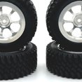 thumbnail image 2 of ZheElen 1/12 Plastic Wear-resistant Wheel Rims Tyre For MN MN128 MN86 G500 RC Car Part RC Car Accessories Replacement Parts Silver, 2 of 6