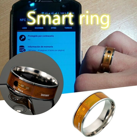 TopLLC Rings Smart Ring Can Unlock Smart Door, Lock Important Files Of Mobile Phone, Etc-8 Fashion Ring