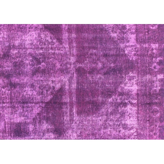 Ahgly Company Indoor Rectangle Abstract Pink Modern Area Rugs, 7' x 10'