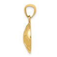thumbnail image 3 of 14K Yellow Gold Soccer Ball Charm Sports Pendant, 3 of 4