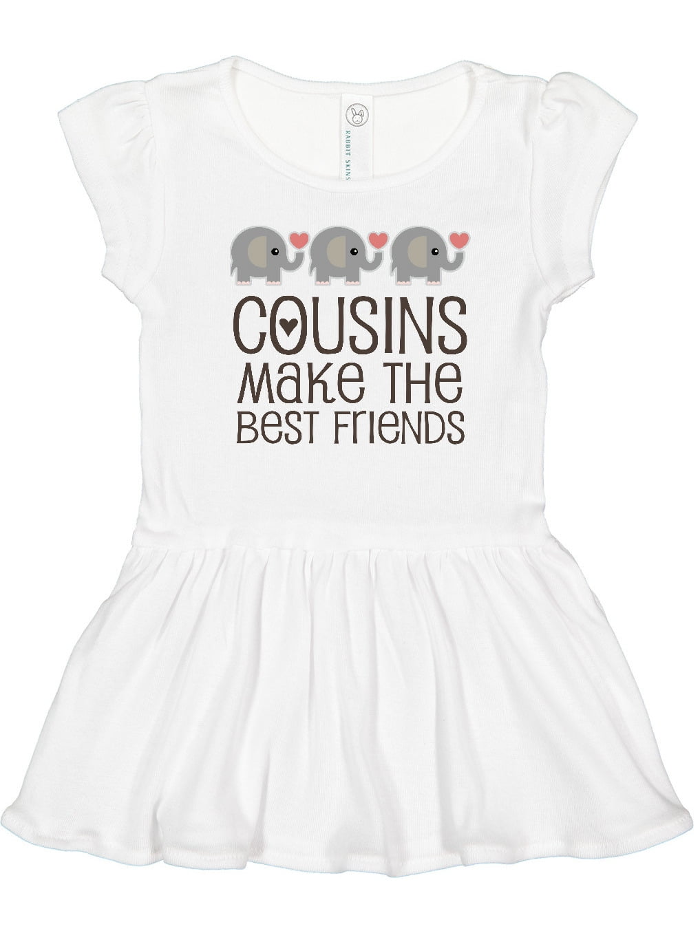 Cousins Make The Best Friends Baby Skirts Fashion Kids T Shirt Dress Short Sleeve Flounces Outfits
