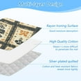 thumbnail image 4 of Wobogo Mahjong Background Ironing Mat Blanket Quilted Washer Dryer Heat Resistant Pad Foldable for Easy Storage, 4 of 6