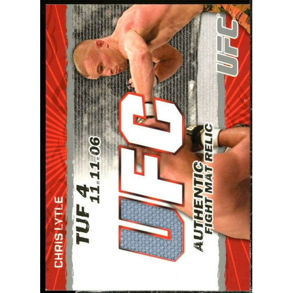 Chris Lytle Card 2009 Topps UFC Fight Mat Relics #FMCLY