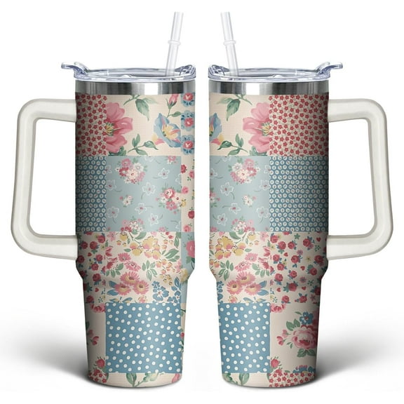 30 Oz Tumbler with Handle and Straw Insulated Double Walled Stainless Steel Travel Mug Gift Box Reusable Tumbler Coffee Travel Mug for Office Portable Insulated Beer Cup for Hot & Cold Drinks