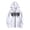 White, variant on cocolona Zip Up Hoodie Mens Long Sleeve Drawstring Sweatshirt Fall Winter Fashion Casual Hooded Jacket Print Tops