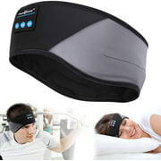 Sleep Headphones Bluetooth Sports Headband Wireless Music Headband Handfree Sleeping Headset, IPX6 Waterproof
