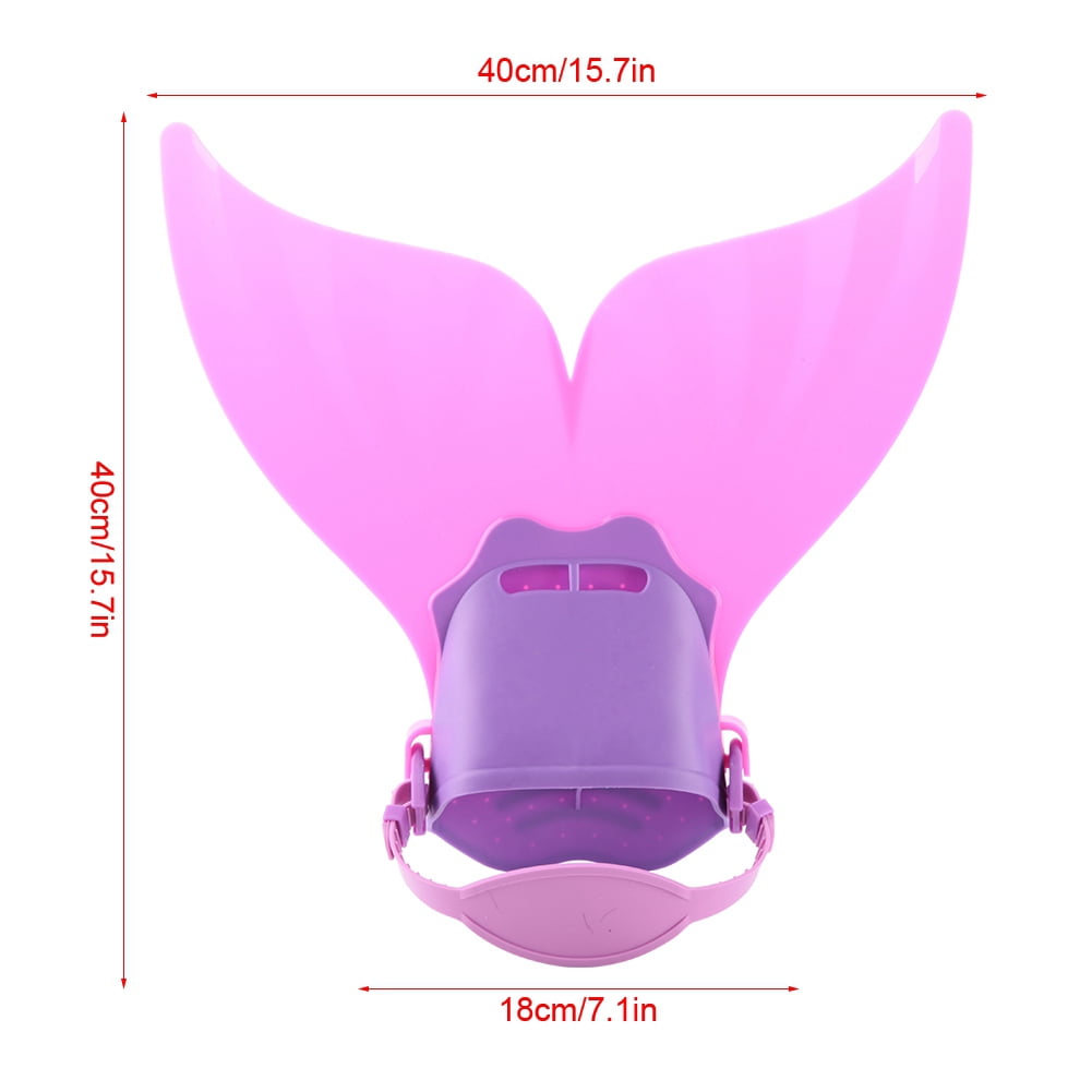 Kids Swimming Fins Tail Fins Swim Tail Training Flipper Fish Tail