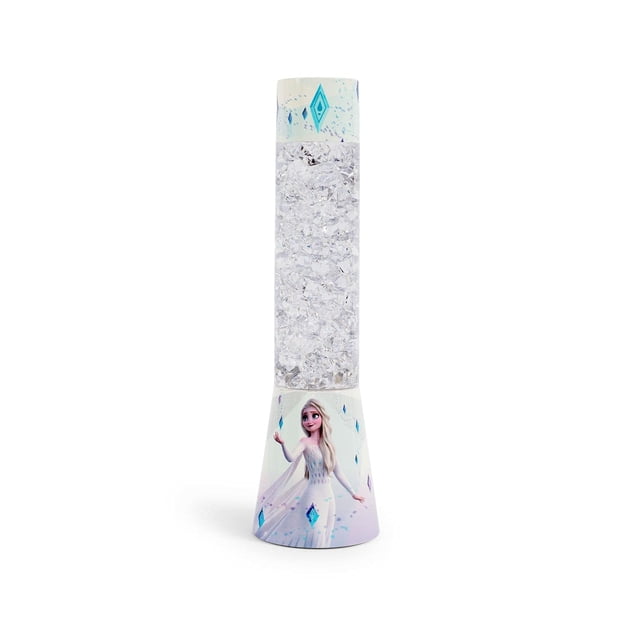 Lámpara LED Ukonic Disney Frozen 2 Elsa con purpurina, 30 cm de altura