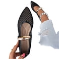 thumbnail image 3 of YOUYEDIAN Flat Shoes for Women Dress Non Slip Slip on Mary Jane Shoes Spring Fall Work Walking Shoes Trendy Closed Toe Orthopedic Shoes (Black), 3 of 5