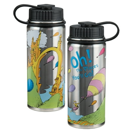 

Dr. Seuss Oh the Places You ll Go 18 oz. Vacuum Insulated Stainless Steel Bottle