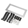 thumbnail image 3 of License Plate Mount Bracket, Aluminium Alloy Rustproof Stable  License Number Plate Frame  For Automotive Silver, 3 of 8