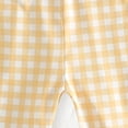 thumbnail image 6 of Gubotare Girls Summer Rompers Girls Jumpsuit Sleeveless Strap Loose Casual Toddler Girl Romper with Pocket 3T 4T (Yellow,3-4 Years), 6 of 7
