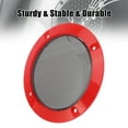 thumbnail image 6 of 2pcs 5" Car Audio Speaker Cover Mesh Subwoofer Horn Guard Circle Grille Protector Red, 6 of 7