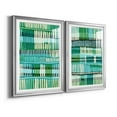 thumbnail image 2 of Wexford Home Teal Pattern I Premium Framed Print, 26.5" x 36.5" - Ready to Hang, Silver (Set of 2), 2 of 9
