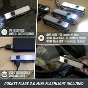 Keyport Pivot 2.0 Essential Plus Bundle (Red Aluminum) - EDC Key Organizer + Keychain Flashlight + 10-in-1 Multi-Tool All-in-One