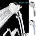 thumbnail image 2 of Cabezal de ducha de alta presión con ahorro de agua, accesorio de baño redondo con sujeción manual, cabezales de ducha de ABS cromados, 2 of 5