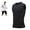 Black, variant on Sleeveless Compression Shirt Men,4-Way Stretch,Moisture-Wicking,Athletic Running Quick Dry Compression Tank Tops