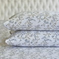 thumbnail image 5 of 4-Piece Cotton Flannel Sheet Set, Deep Pocket Fitted, Cali King, Maya Flower, 5 of 5